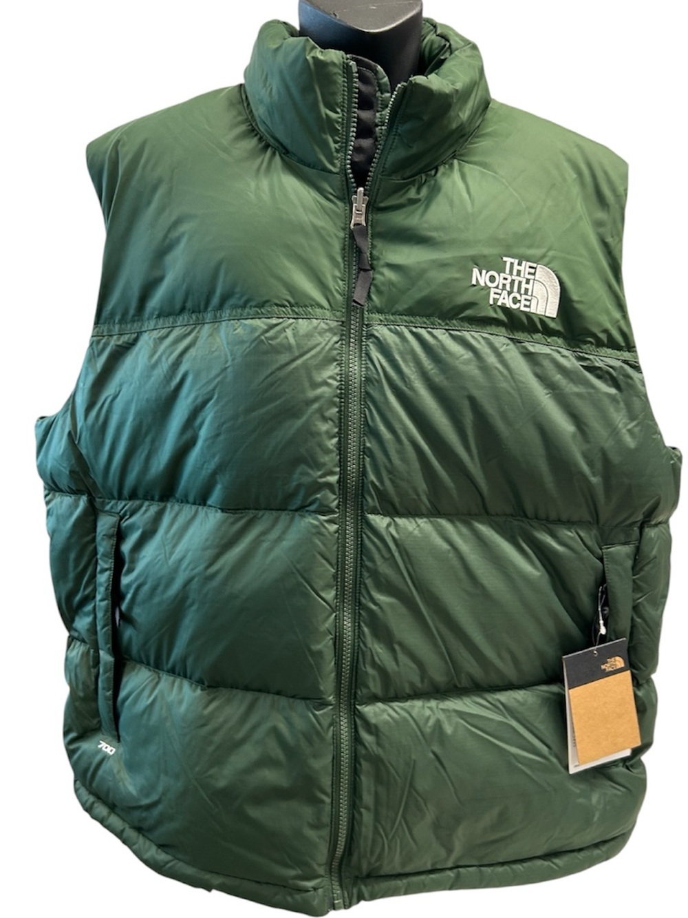 The North Face 1996 Retro Nuptse Puffer Vest Green Pine Needle 3XL NWT